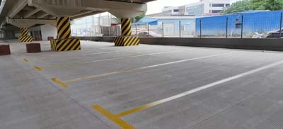 西安地下停車場劃線哪家好？停車場車庫車位劃線哪家好？