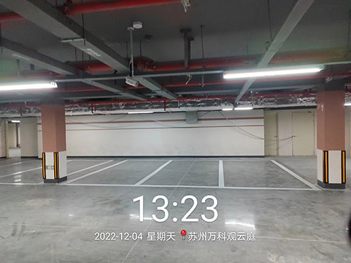 蘇州停車(chē)場(chǎng)劃線(xiàn)飛揚(yáng)萬(wàn)科觀(guān)云庭車(chē)庫(kù)劃線(xiàn)項(xiàng)目